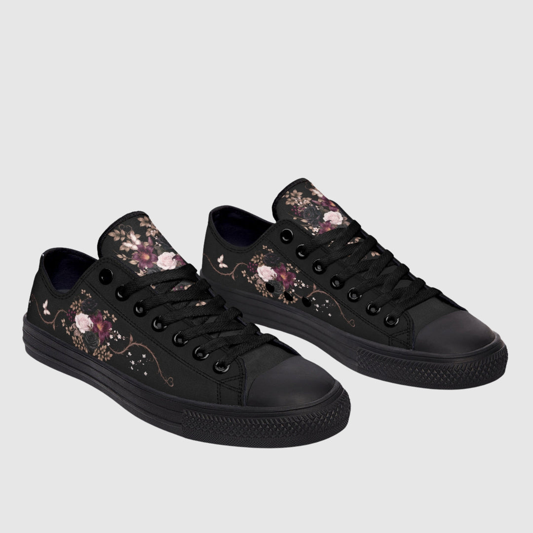 Poison Garden Low Tops - The Pagan Grimoire