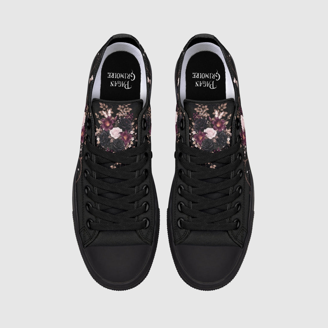 Poison Garden Low Tops - The Pagan Grimoire