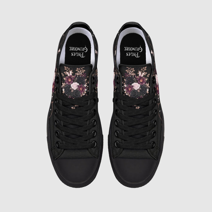 Poison Garden Low Tops - The Pagan Grimoire