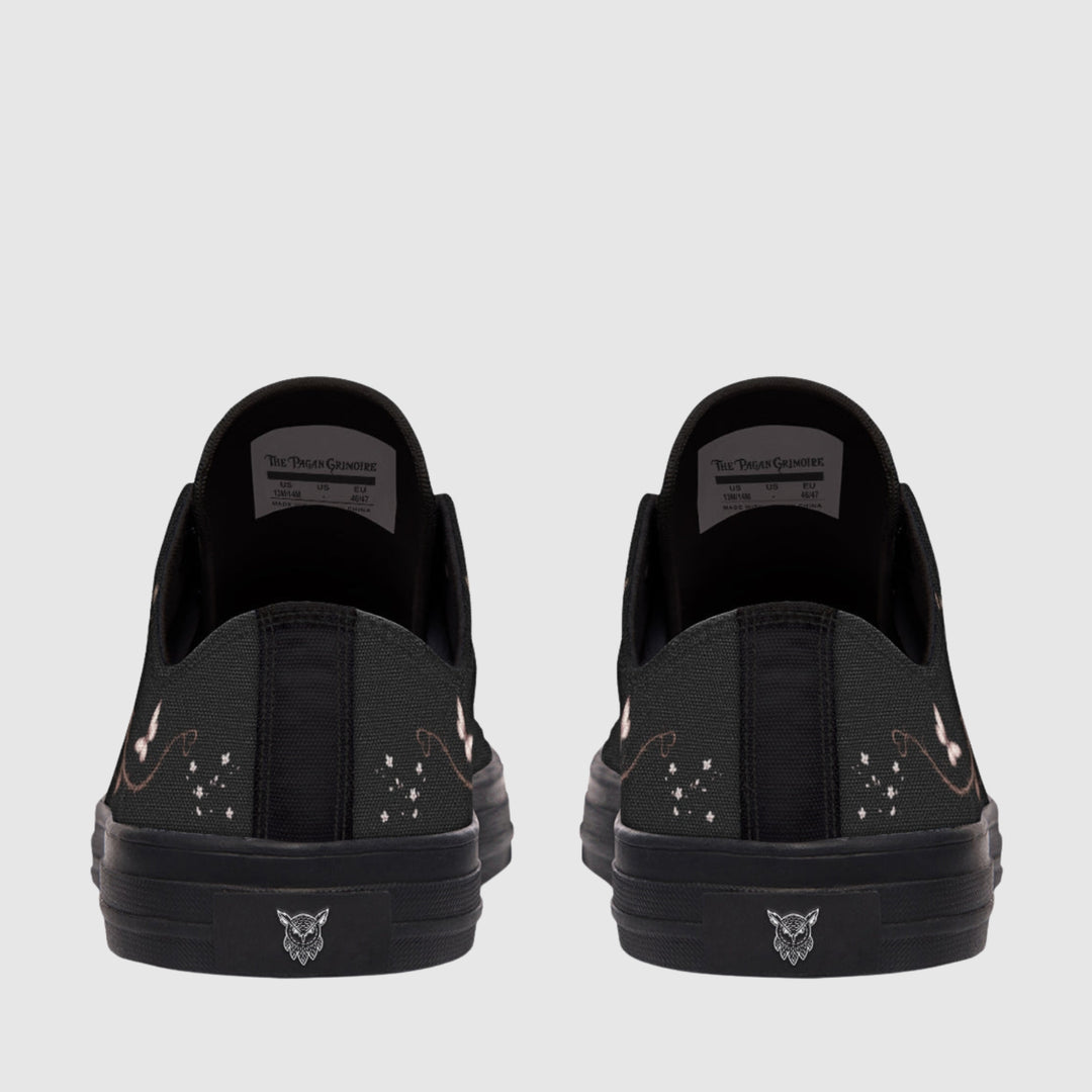 Poison Garden Low Tops - The Pagan Grimoire
