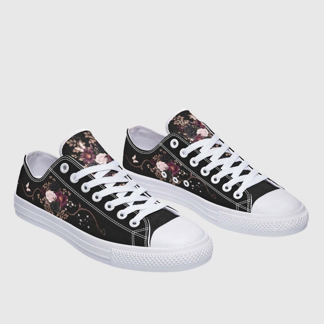 Poison Garden Low Tops - The Pagan Grimoire