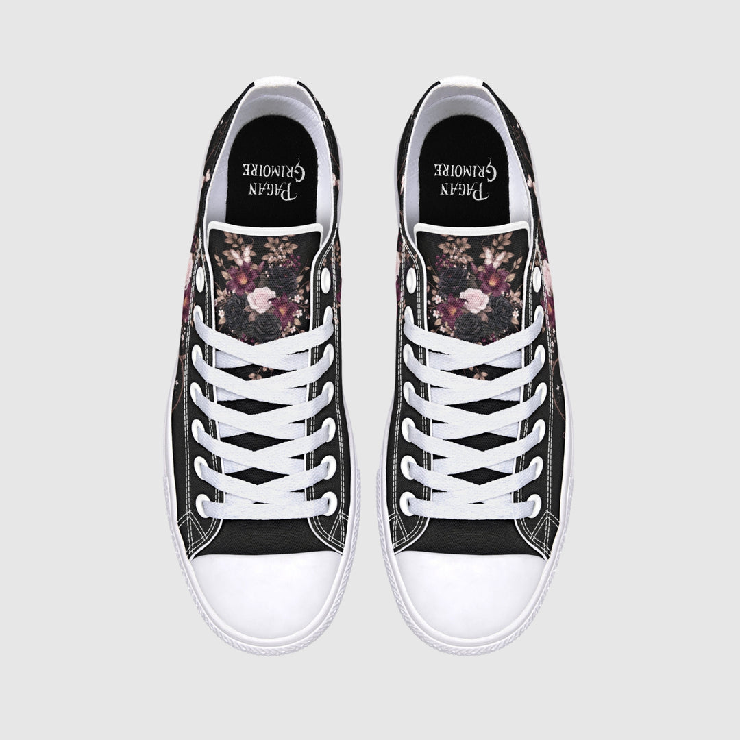 Poison Garden Low Tops - The Pagan Grimoire