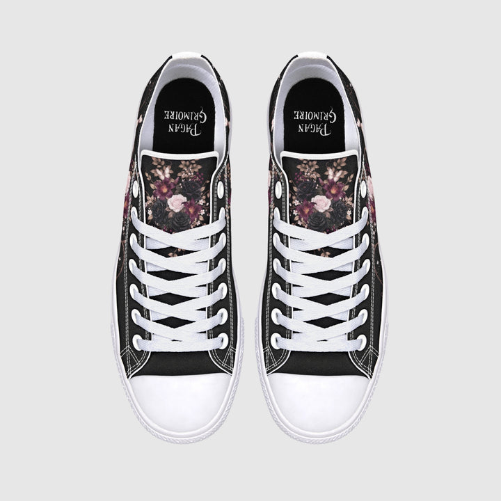 Poison Garden Low Tops - The Pagan Grimoire