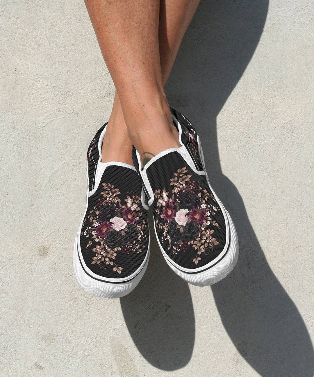 Poison Garden Slip On Shoes - The Pagan Grimoire