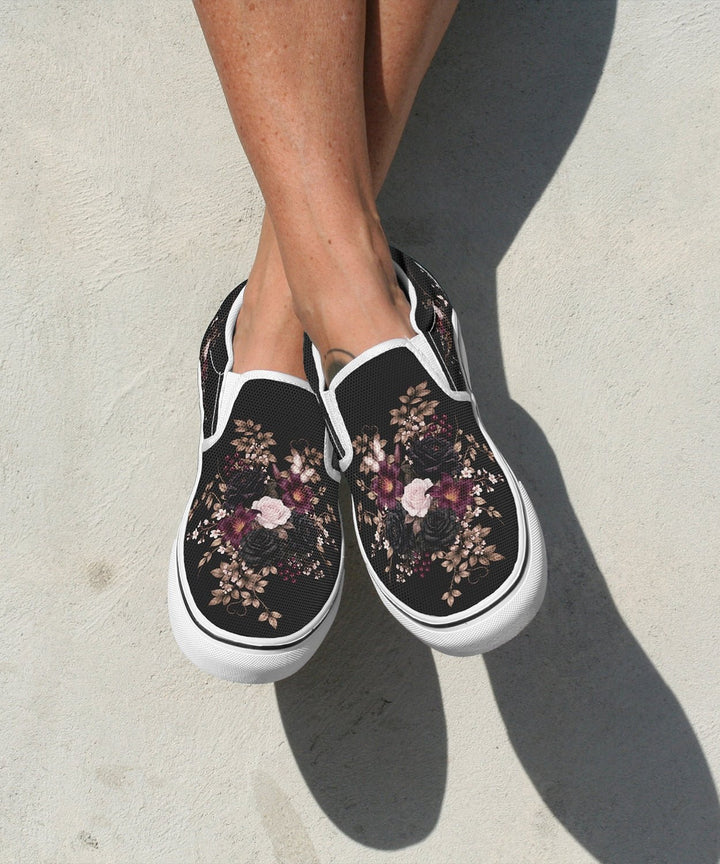 Poison Garden Slip On Shoes - The Pagan Grimoire