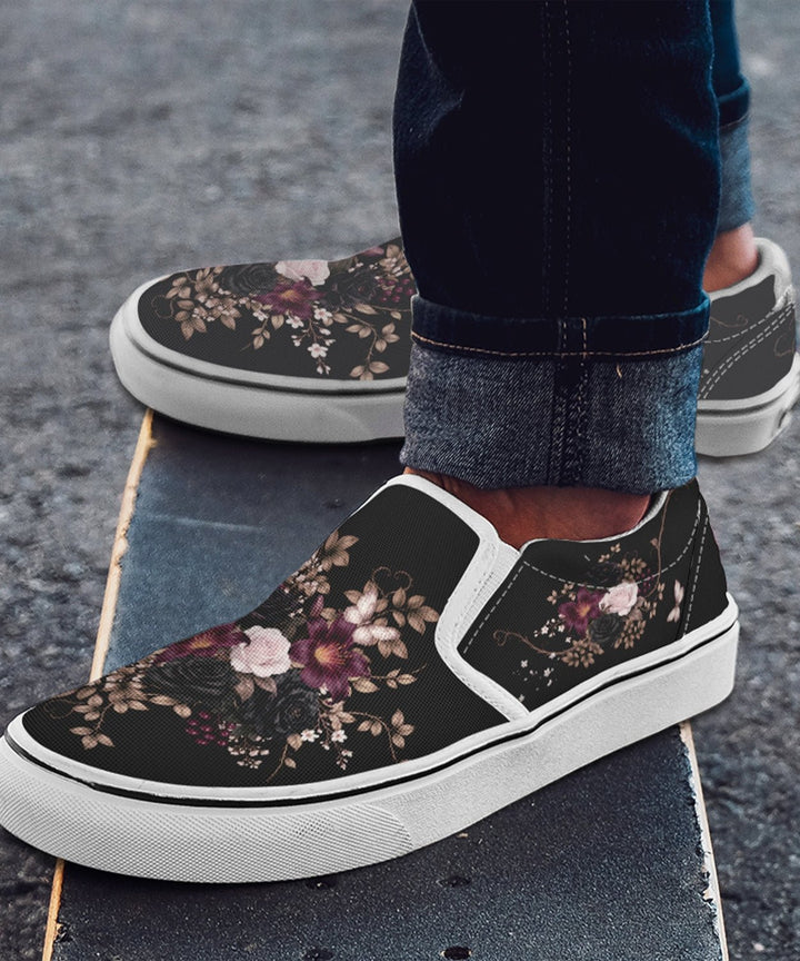 Poison Garden Slip On Shoes - The Pagan Grimoire