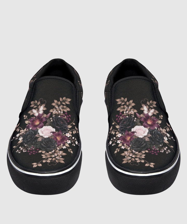 Poison Garden Slip On Shoes - The Pagan Grimoire
