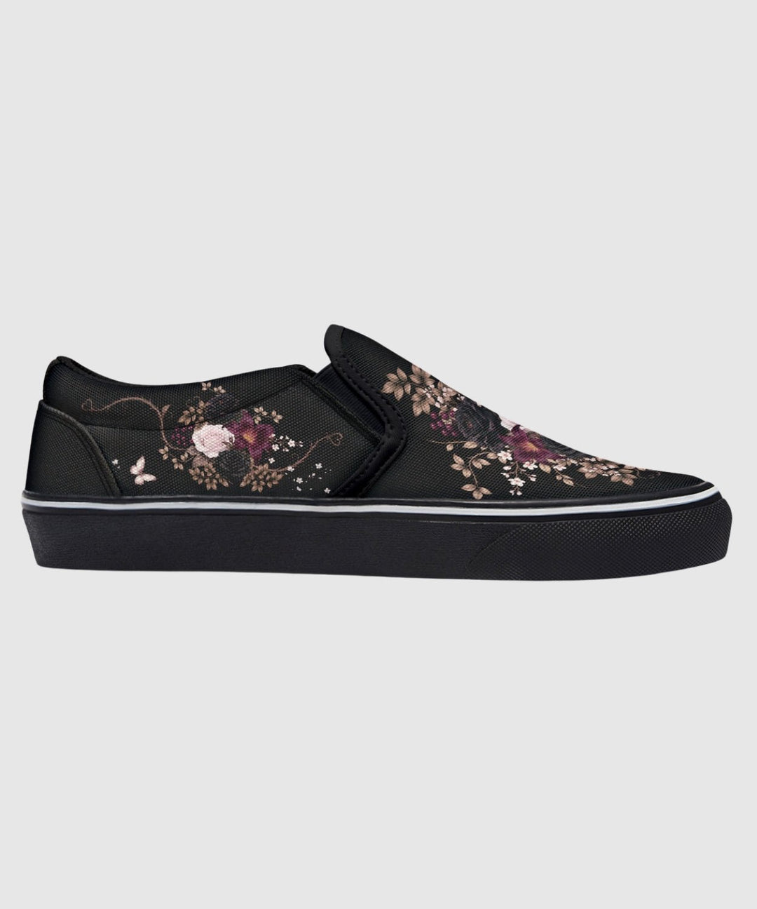 Poison Garden Slip On Shoes - The Pagan Grimoire