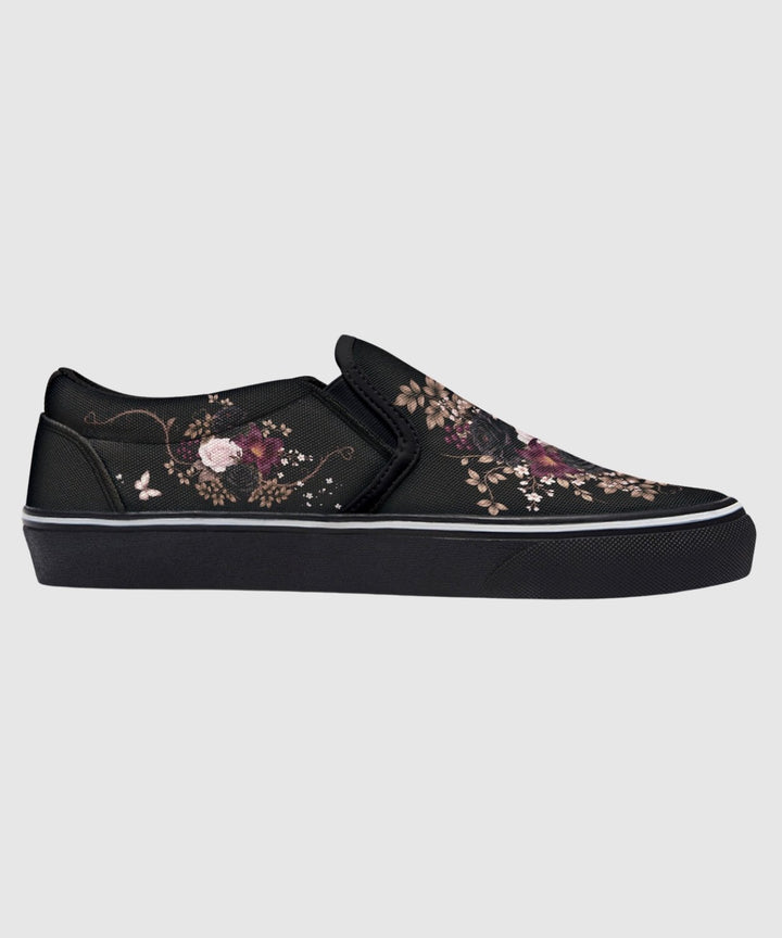 Poison Garden Slip On Shoes - The Pagan Grimoire