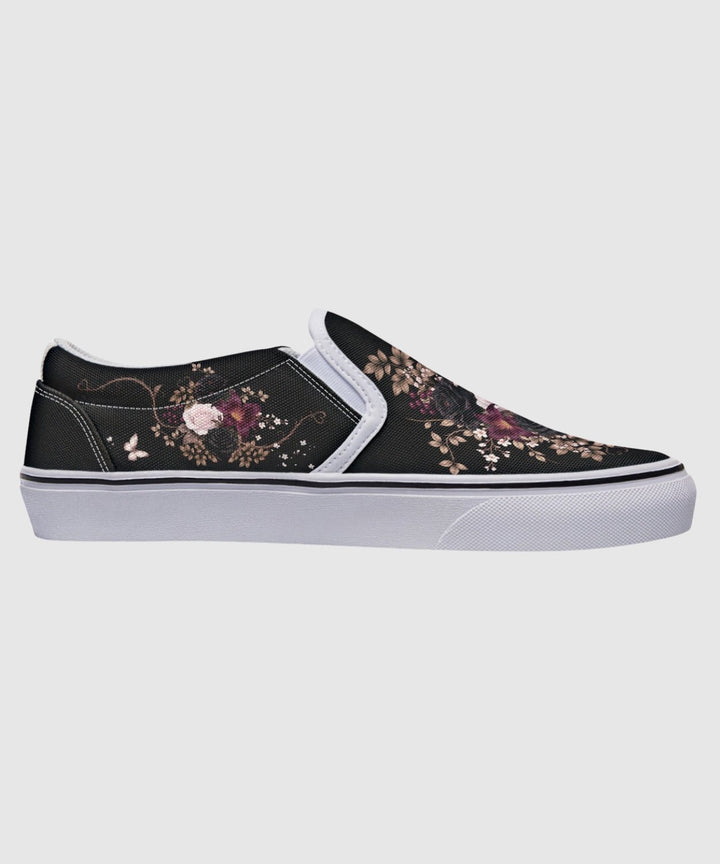 Poison Garden Slip On Shoes - The Pagan Grimoire