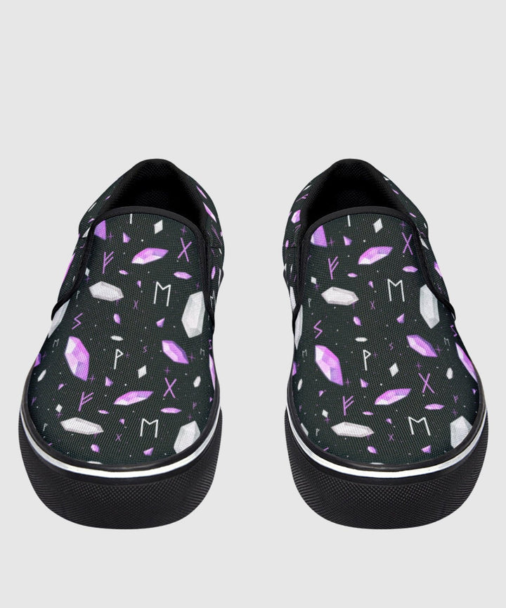 Rune Magic Slip On Shoes - The Pagan Grimoire