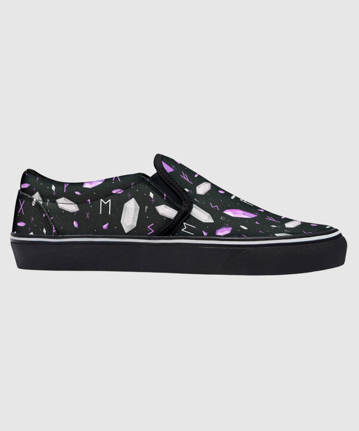 Rune Magic Slip On Shoes - The Pagan Grimoire