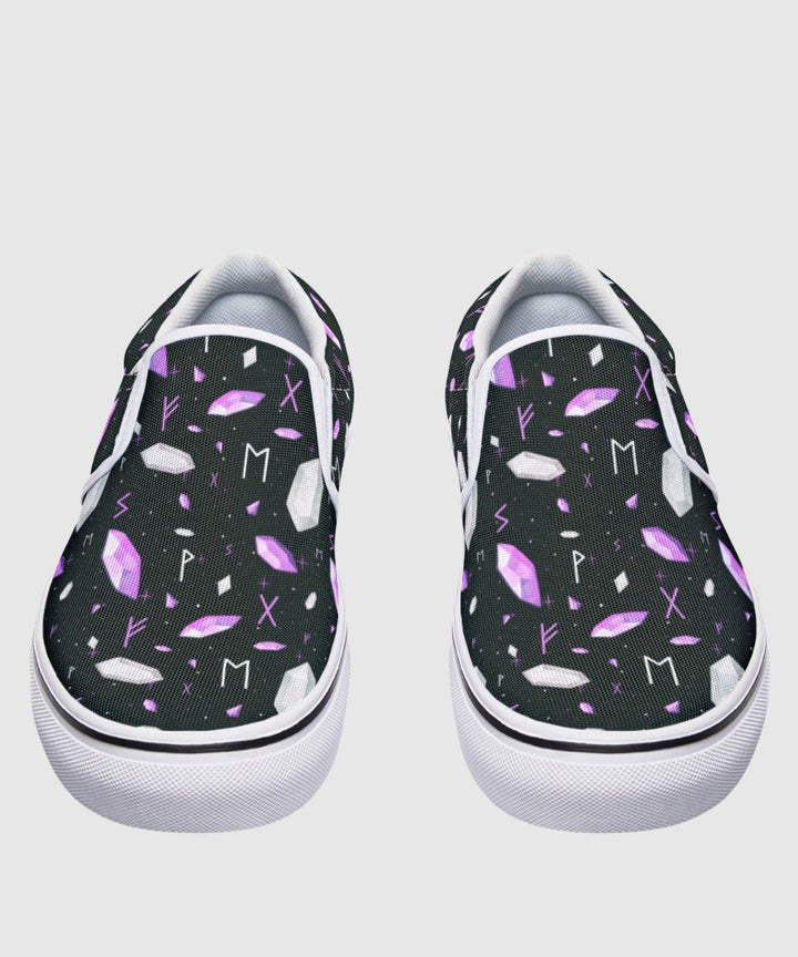 Rune Magic Slip On Shoes - The Pagan Grimoire