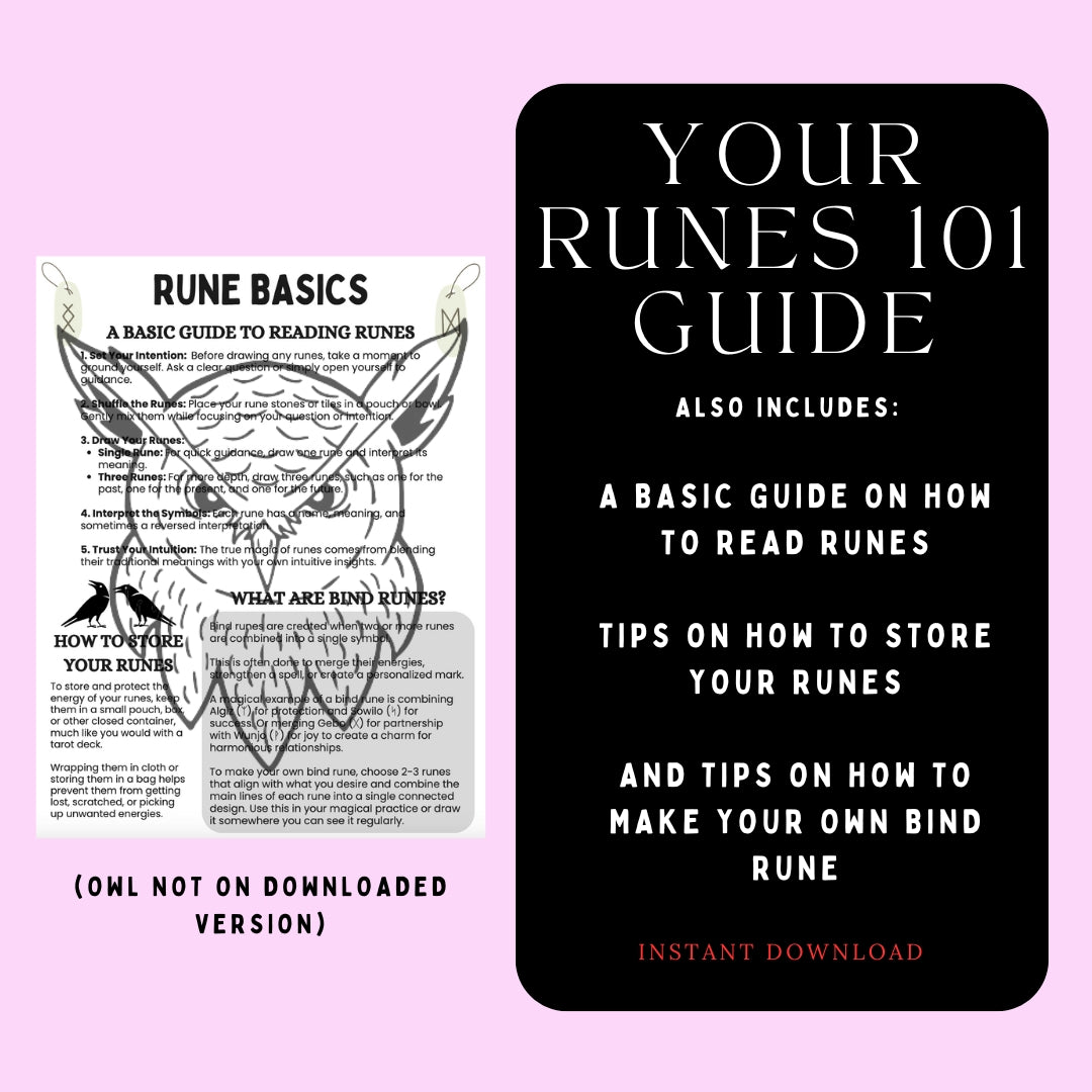Elder Futhark Runes Cheat Sheet - The Pagan Grimoire