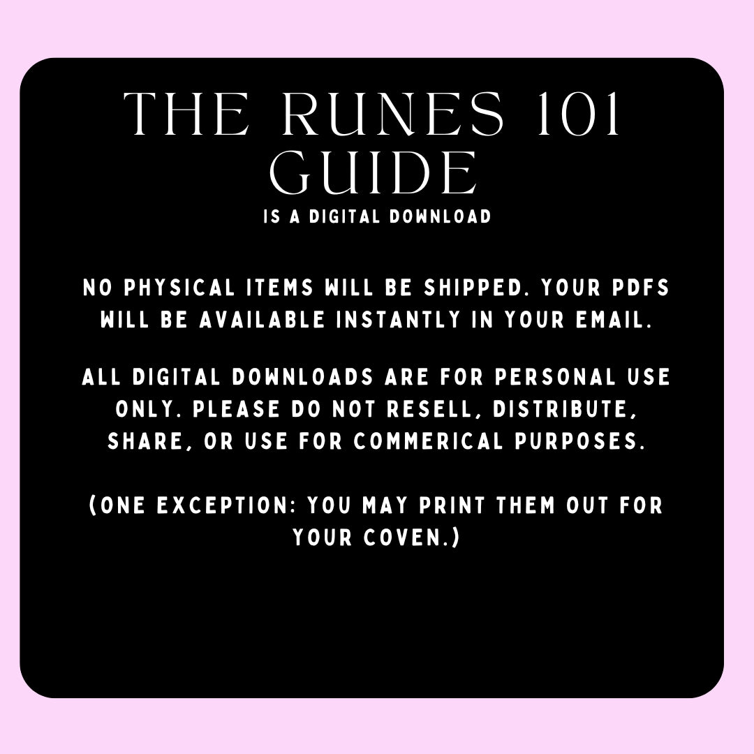 Elder Futhark Runes Cheat Sheet - The Pagan Grimoire