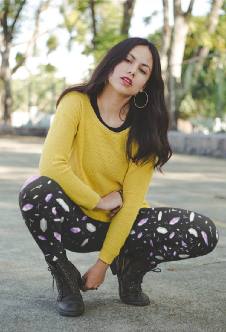 Runic Magic Leggings - The Pagan Grimoire