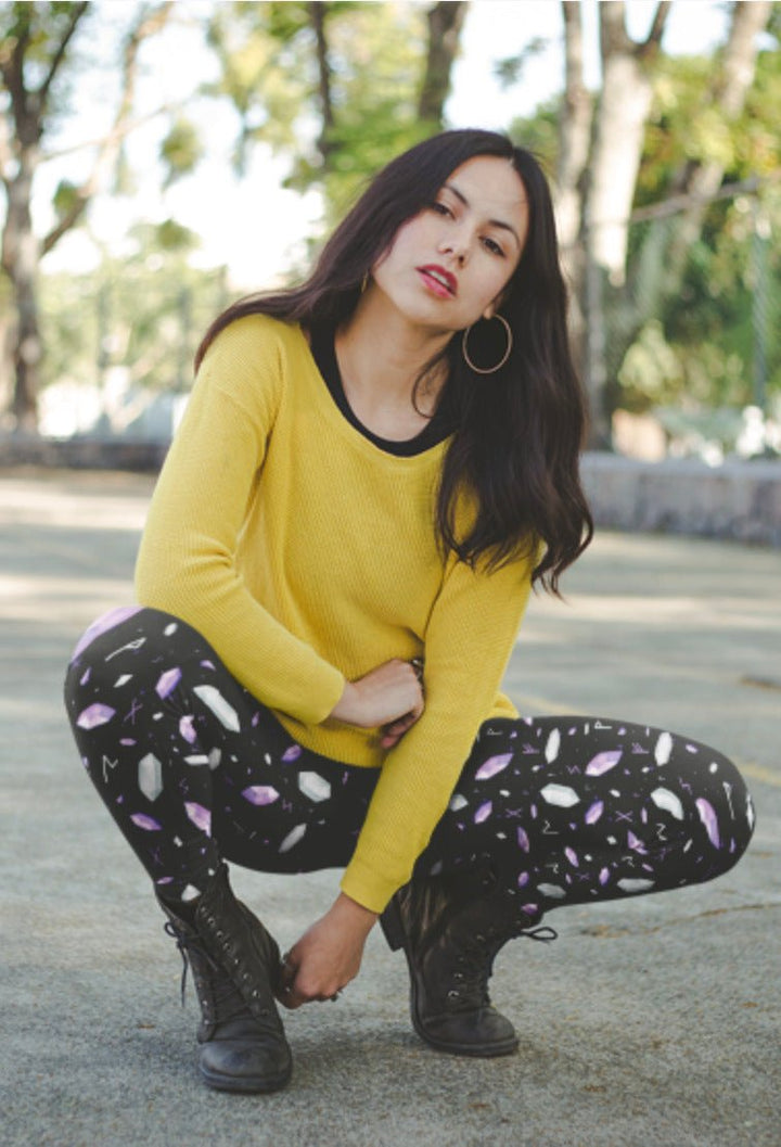 Runic Magic Leggings - The Pagan Grimoire
