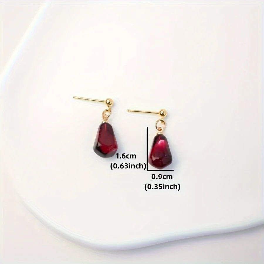 Pomegranate Earrings - The Pagan Grimoire
