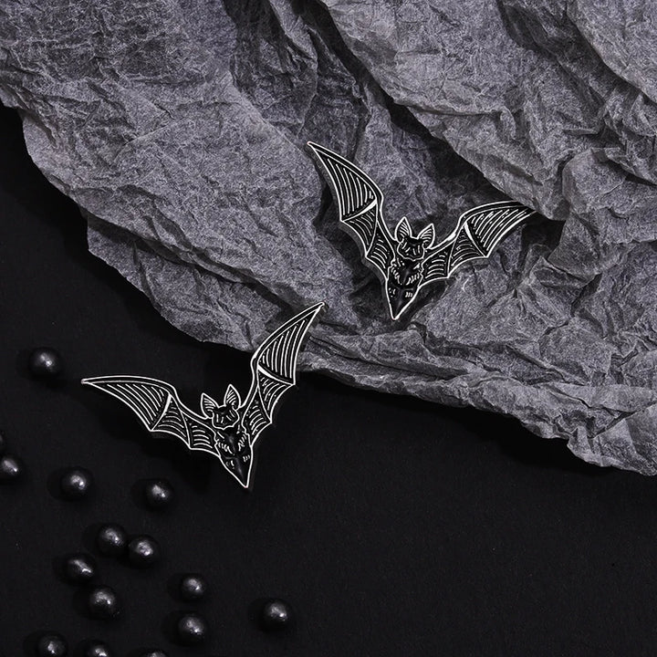 Gothic Bat Pin Set