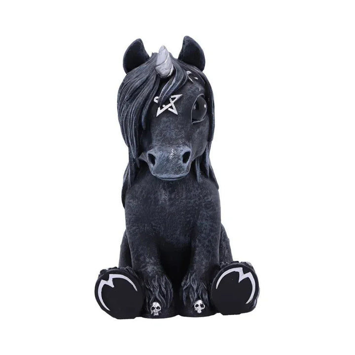Black Unicorn Figurine