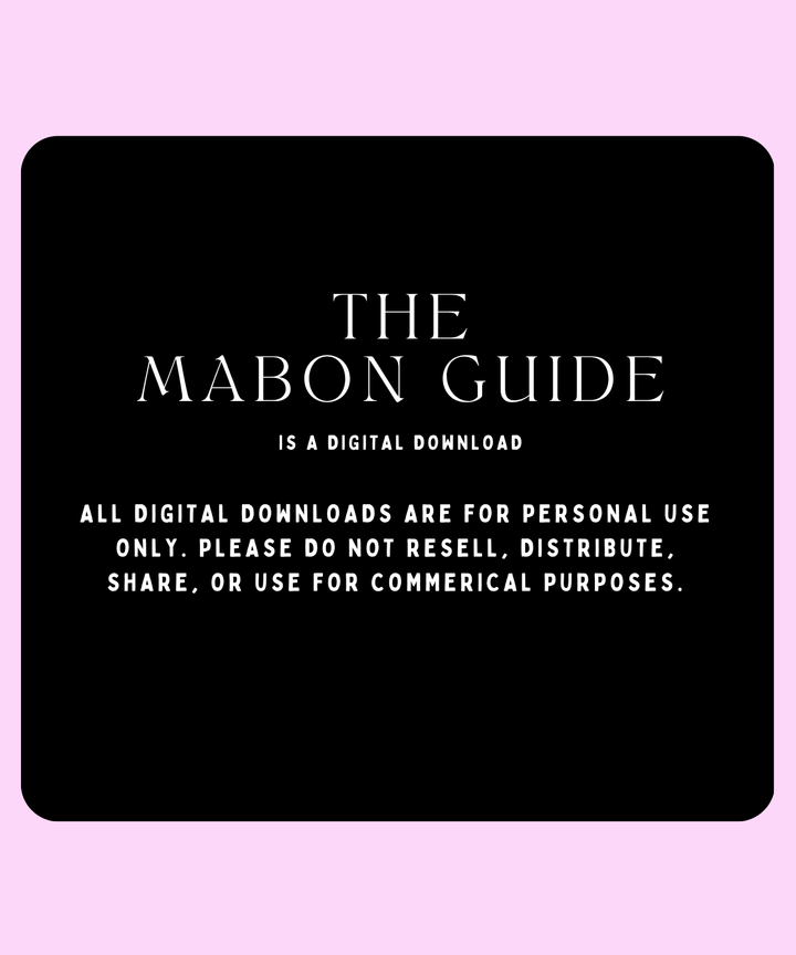 Mabon Printable Guide