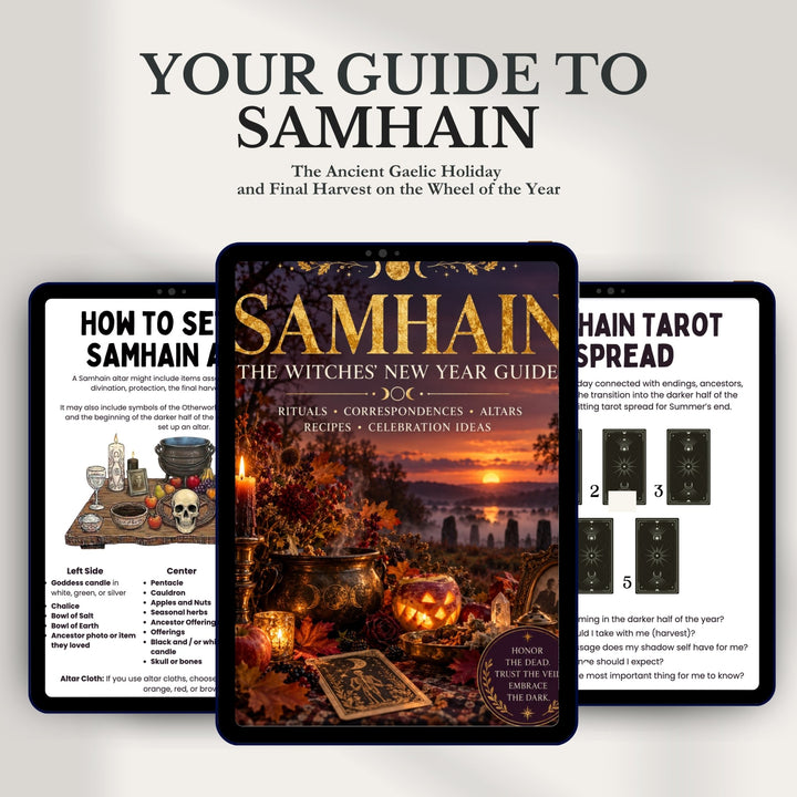 Samhain Guide: Printable Book of Shadows PDF - The Pagan Grimoire