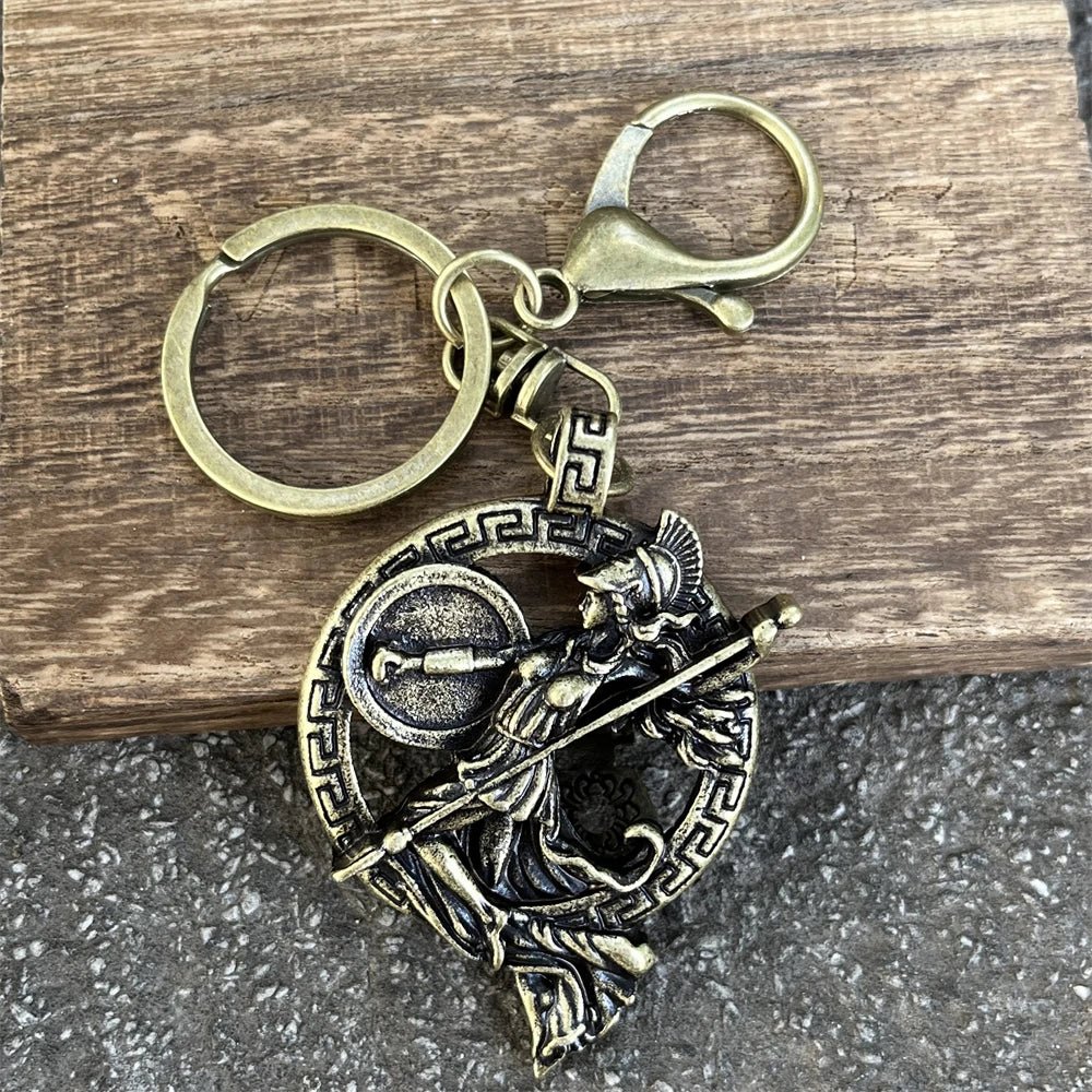 Athena Keychain - The Pagan Grimoire