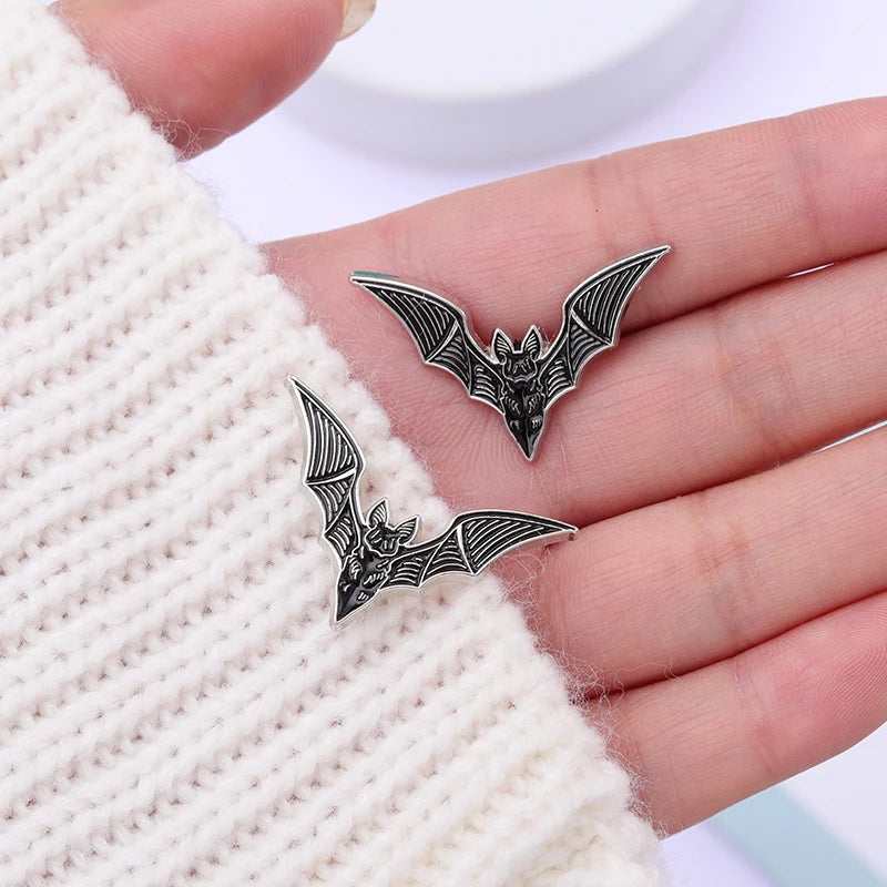 Gothic Bat Pin Set