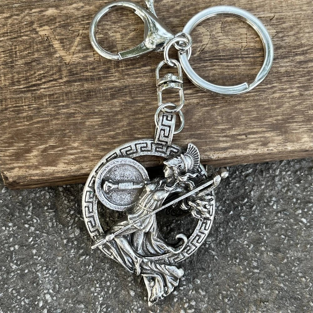 Athena Keychain - The Pagan Grimoire