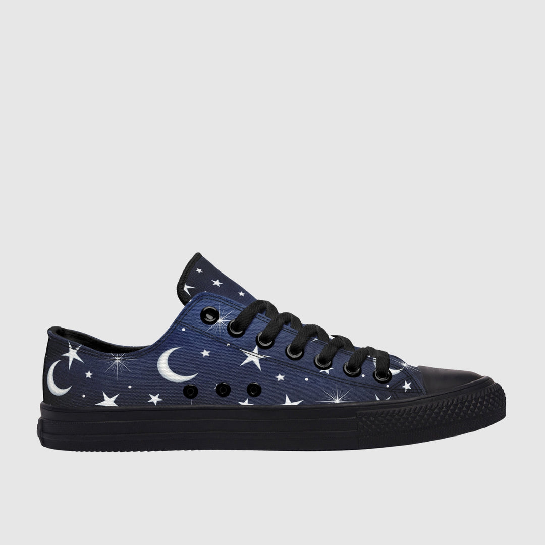 Silver Stars and Moon Low Tops - The Pagan Grimoire