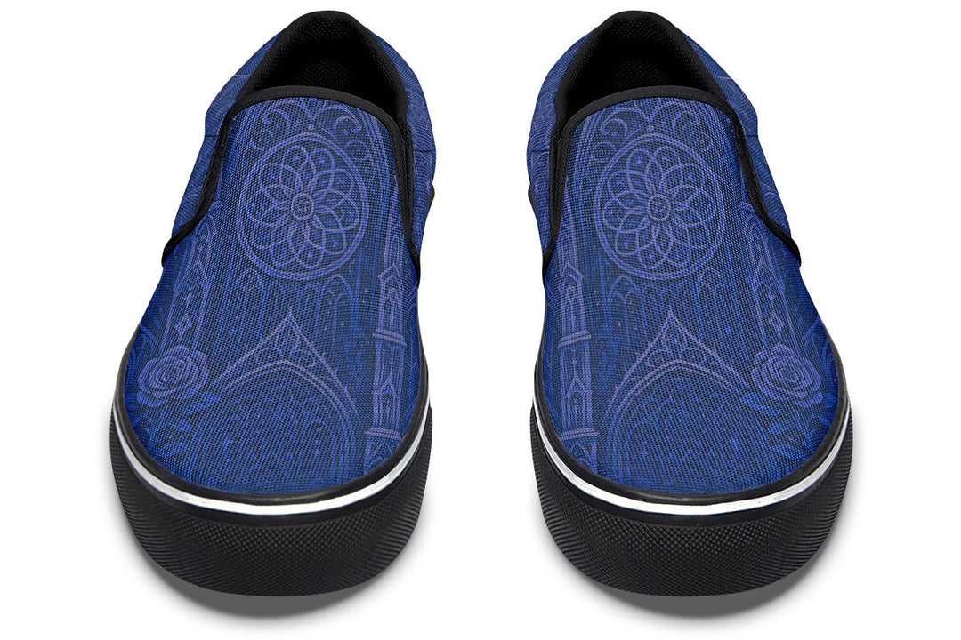 Gothic Cathedral Slip - On Shoes - The Pagan Grimoire