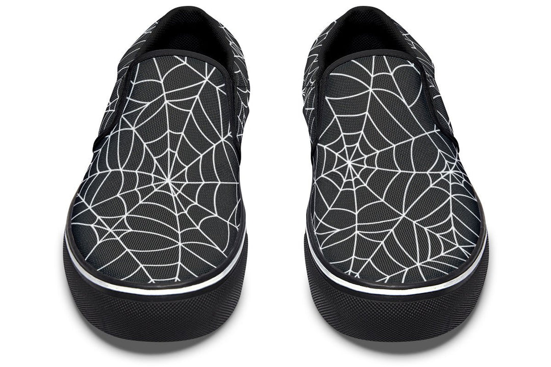 Spiderweb Slip - On Shoes - The Pagan Grimoire