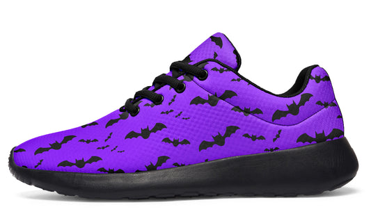 Purple Bat Sneakers Side View