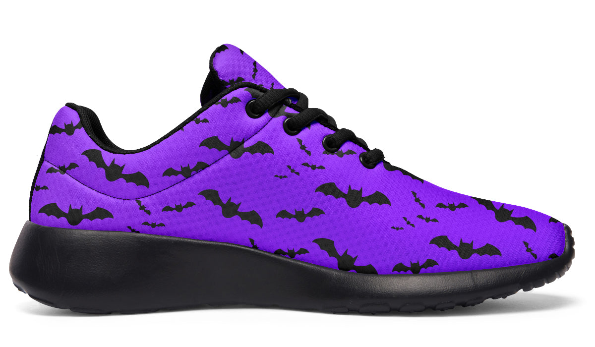 Purple Bat Sneakers Side View