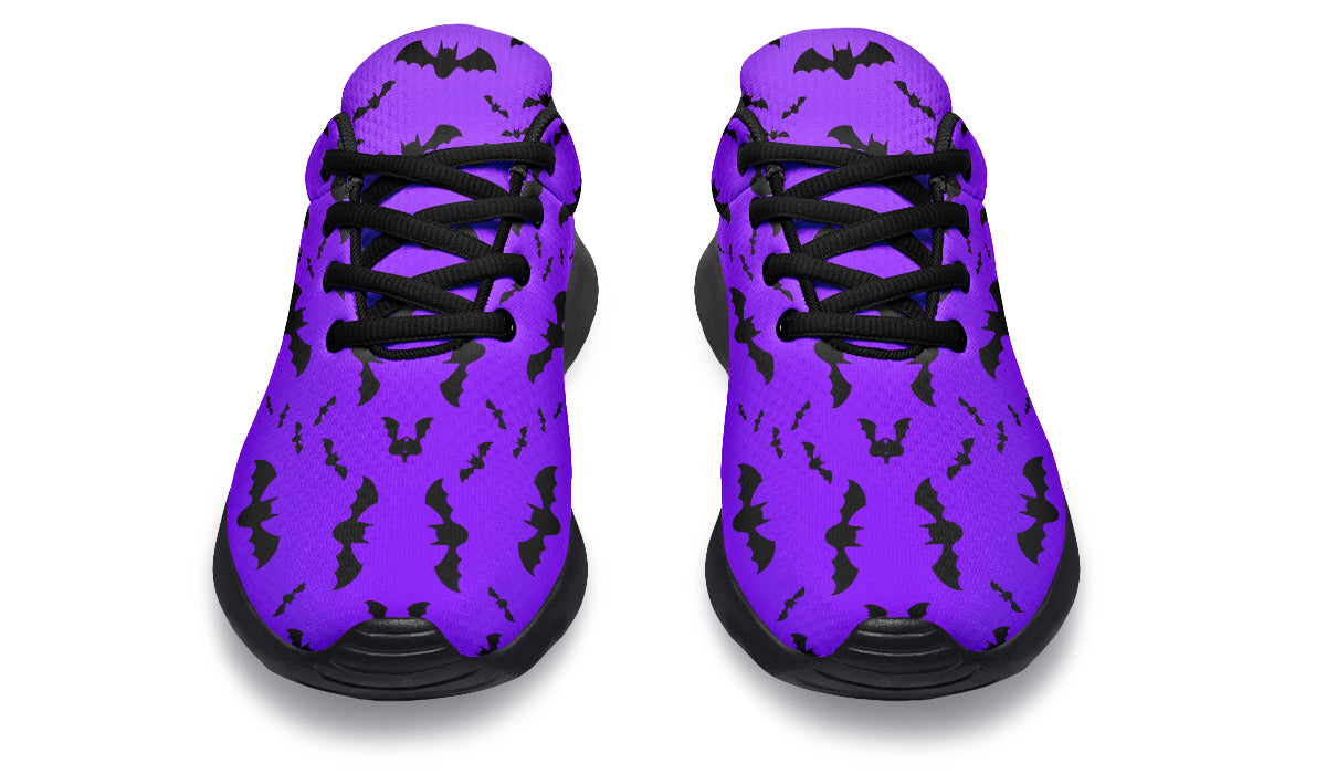 Purple Bat Sneakers Top View