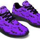 Purple Bat Sneakers Top Angled View