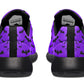 Purple Bat Sneakers Back View