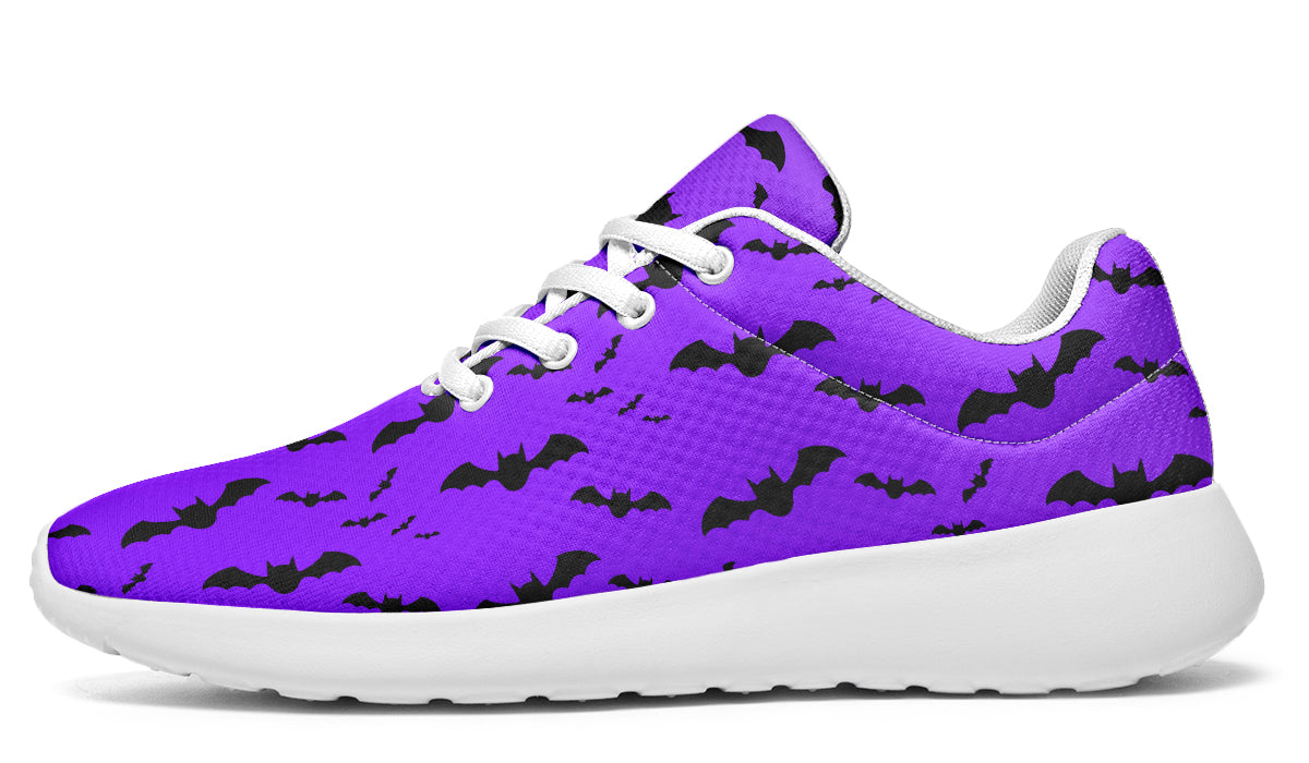 Purple Bat Sneakers Side View