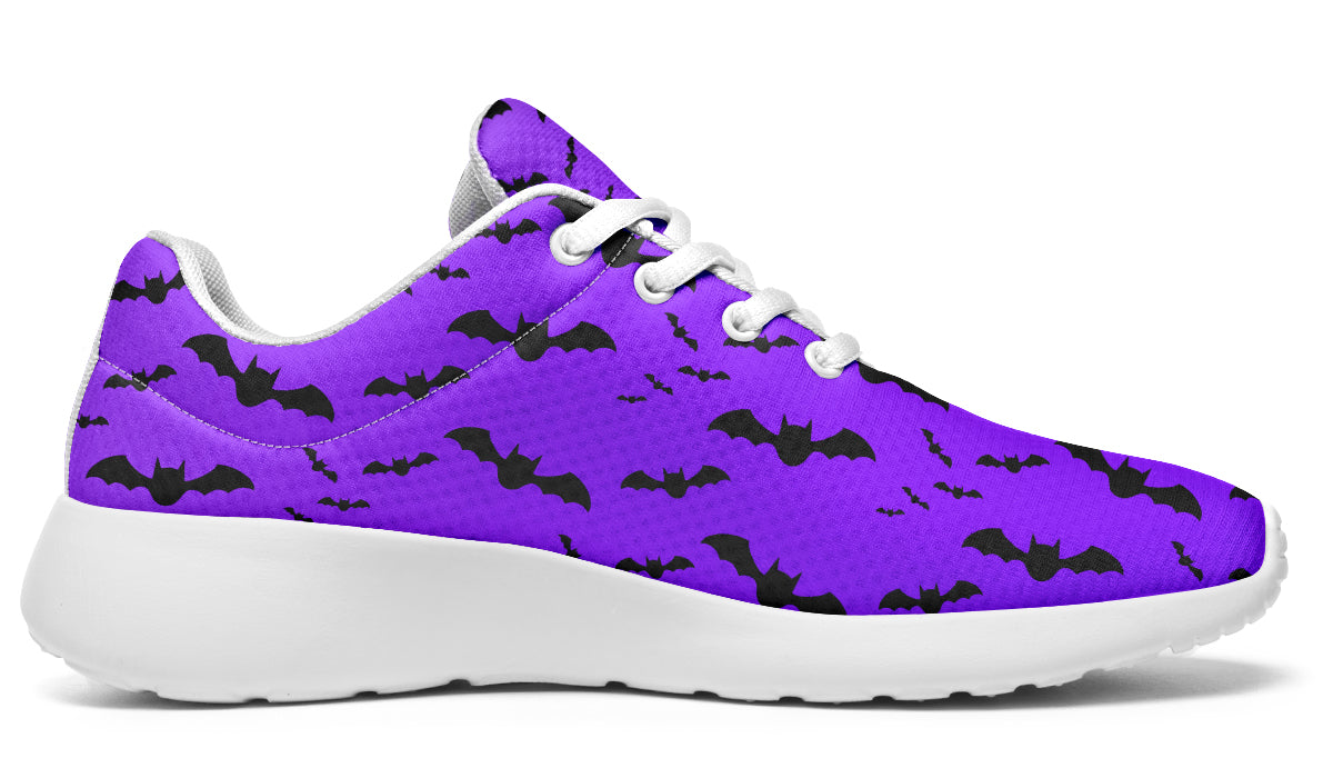 Purple Bat Sneakers Side View