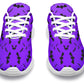 Purple Bat Sneakers Top View