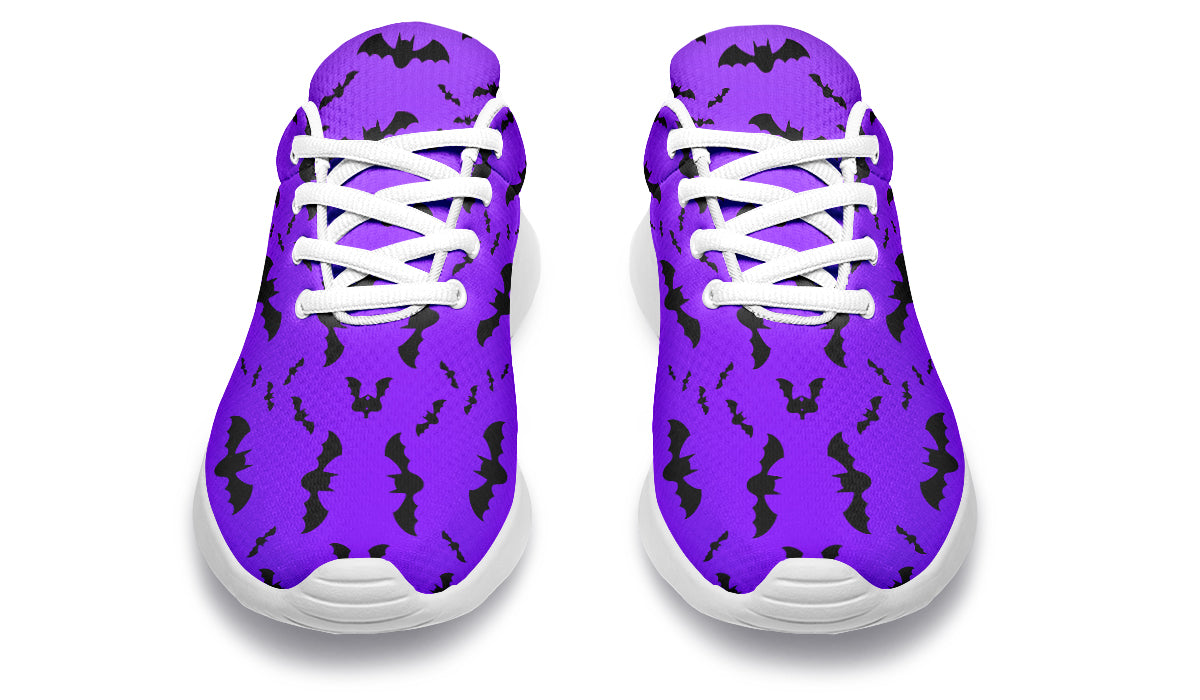 Purple Bat Sneakers Top View