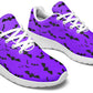 Purple Bat Sneakers Side View