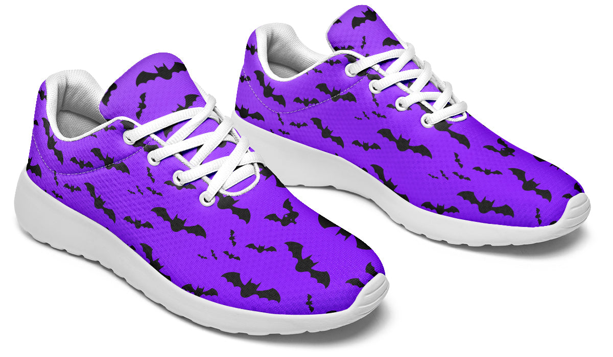 Purple Bat Sneakers Side View