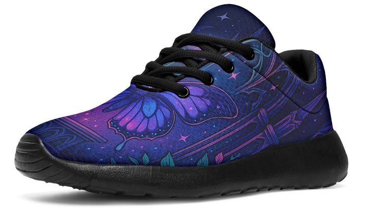Butterfly Cathedral Sneakers - The Pagan Grimoire