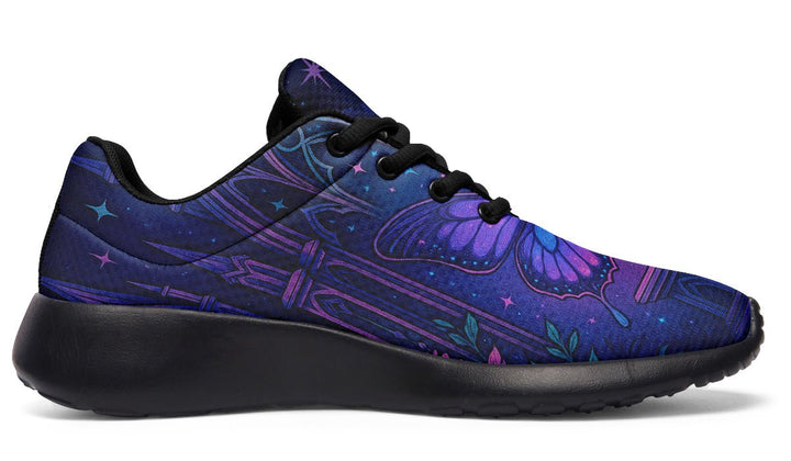 Butterfly Cathedral Sneakers - The Pagan Grimoire
