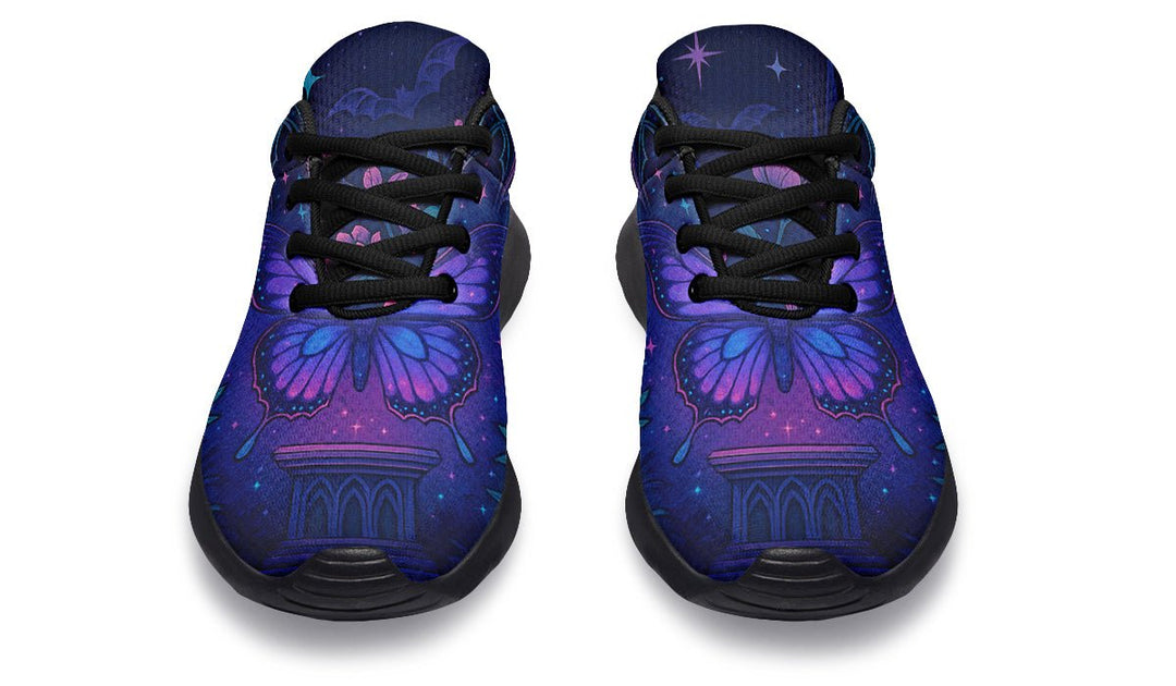 Butterfly Cathedral Sneakers - The Pagan Grimoire