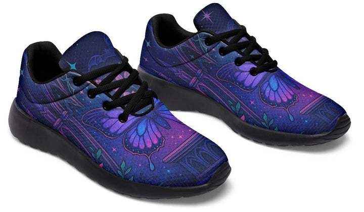 Butterfly Cathedral Sneakers - The Pagan Grimoire