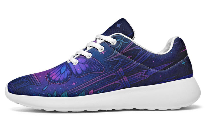 Butterfly Cathedral Sneakers - The Pagan Grimoire