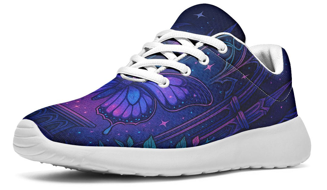 Butterfly Cathedral Sneakers - The Pagan Grimoire