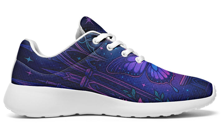 Butterfly Cathedral Sneakers - The Pagan Grimoire